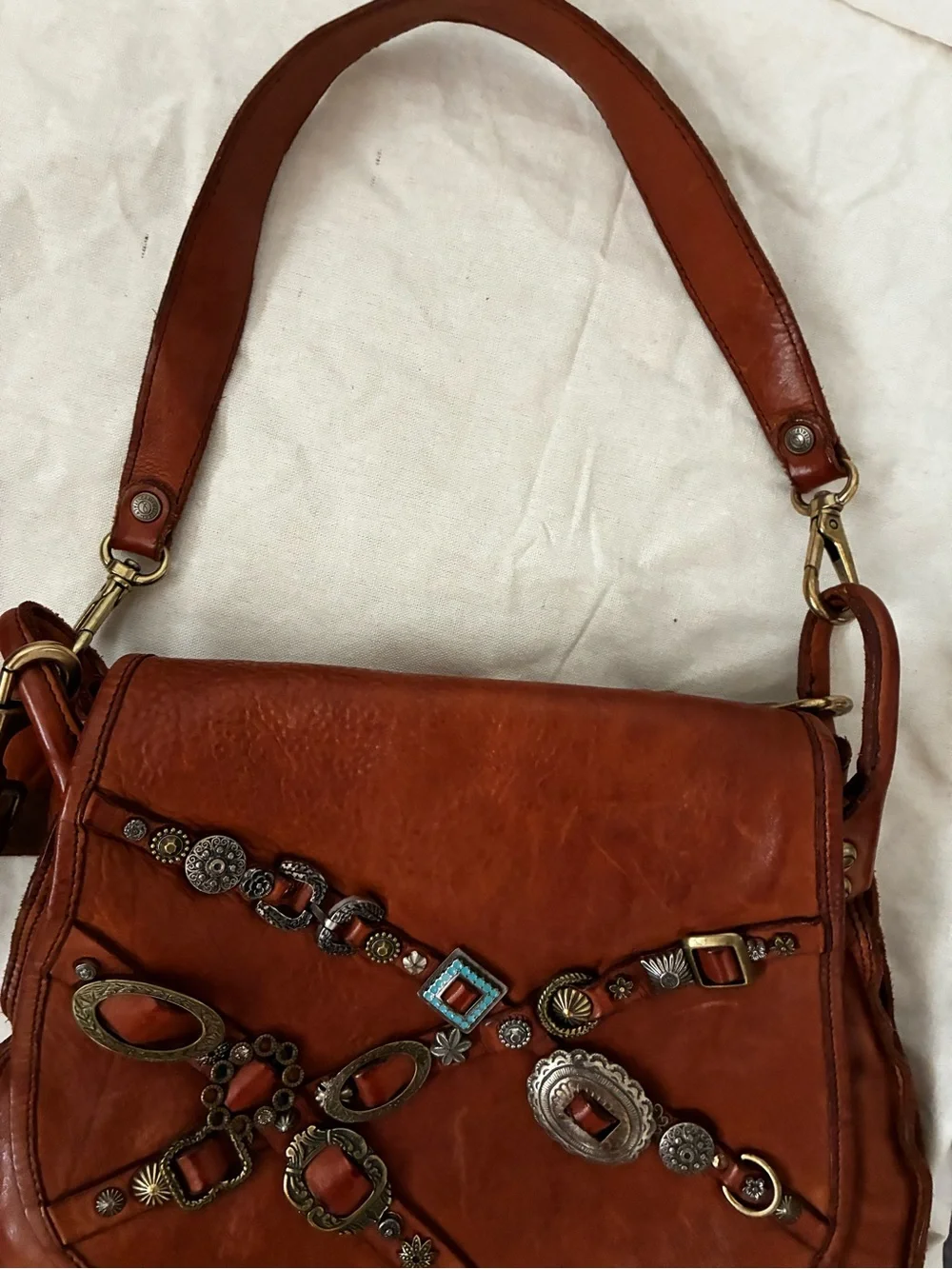 Campomaggi x Free People Saddle Bag